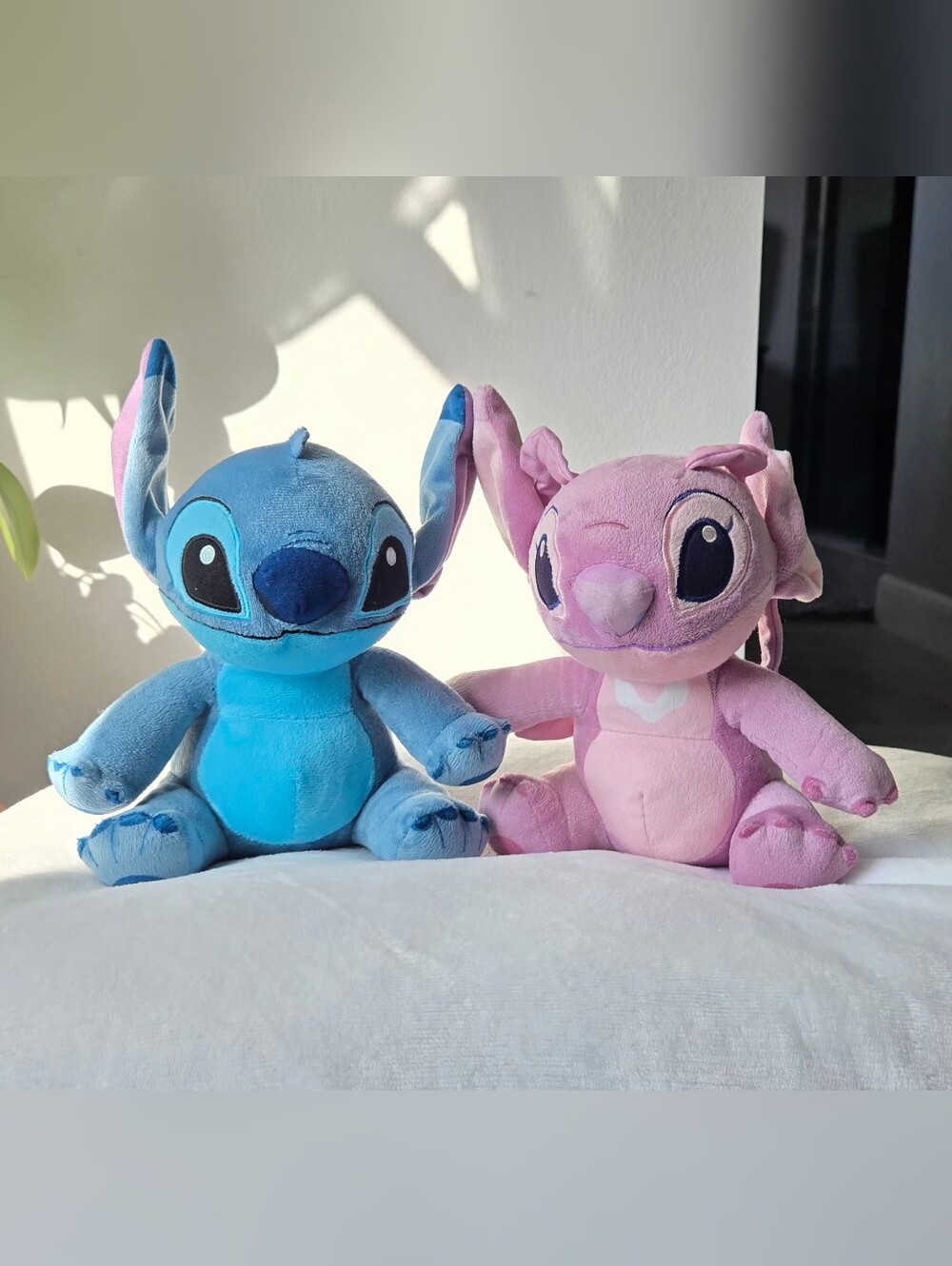 Disney Lilo & Stitch Seated Plush Set – 9" Stitch & Angel Stuffed Animals